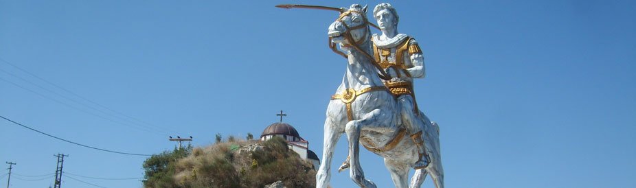 IZLET - DUHOVNI IZLET ATOS - Nea Roda - statua Alkeksandra velikog i crkvica