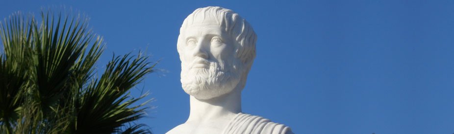 ARISTOTELIS - Statua Aristotelisa u mestu Olimpiada